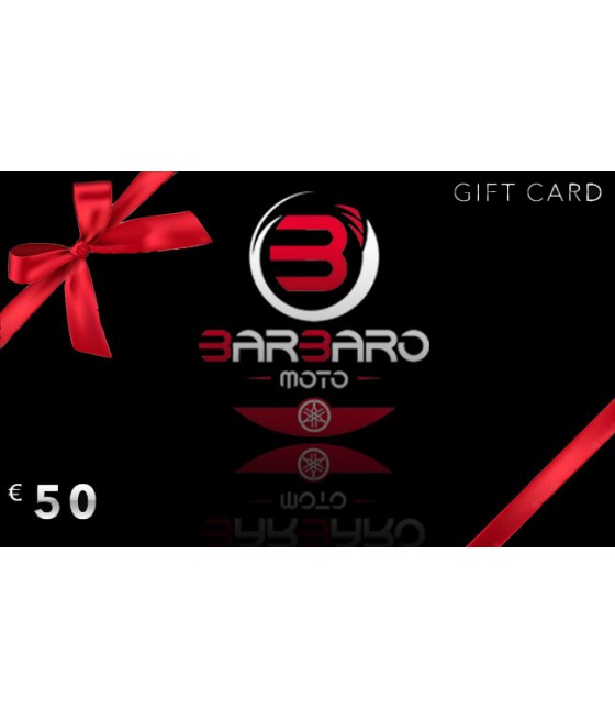 BUONO REGALO BARBAROMOTO GIFT CARD DA 50 EURO